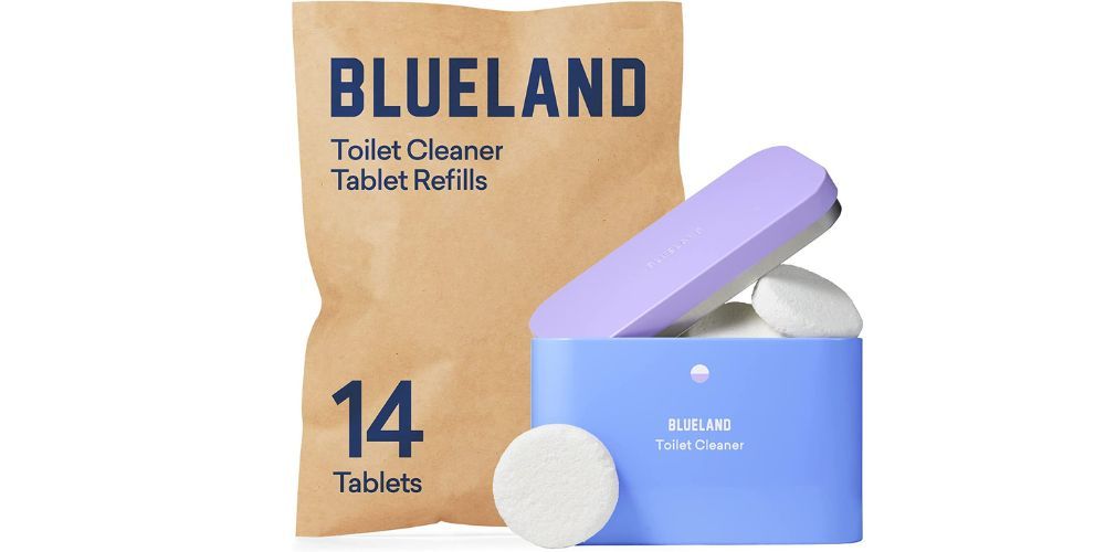 zero-waste cleaning products blueland toilet cleaner set